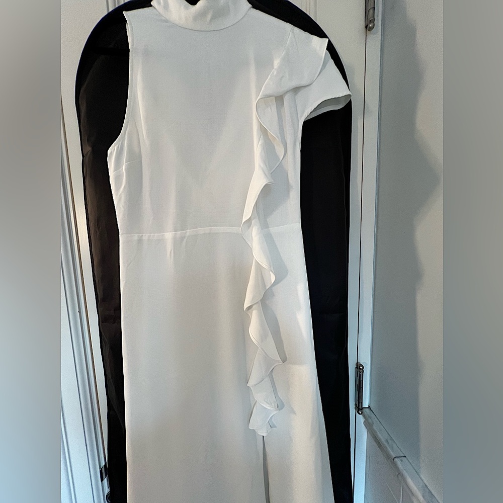 IVORY C/MEO COLLECTIVE AUGMENT DRESS! Brand new with tags! Size M, USA 6. NWT - Picture 4 of 10